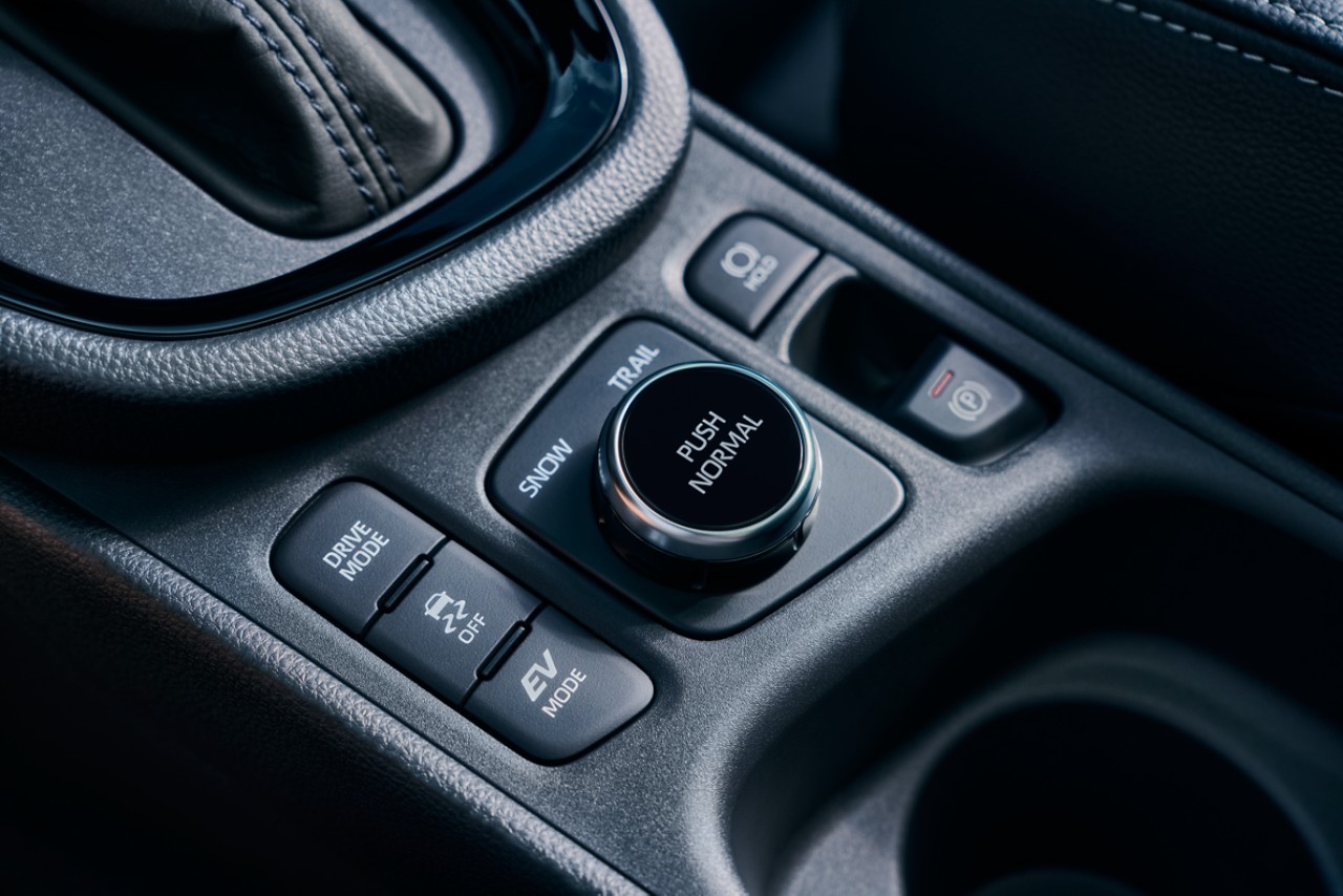 The smart interior of the Toyota Prius Plug-in Hybrid